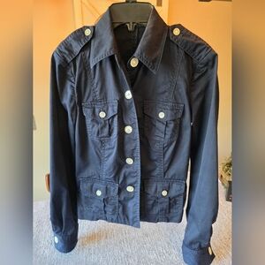 Lauren Ralph Lauren Premium Dark Blue Utility Jacket